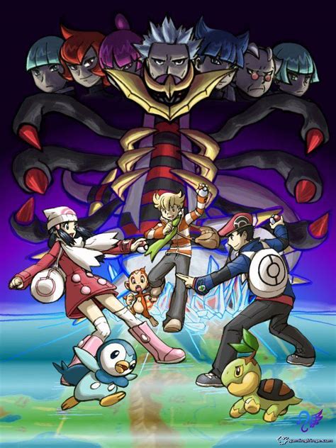 pokemon platinum wallpaper|pokemon platinum artwork.